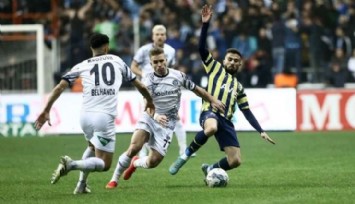 Fenerbahçe'ye Adana'da Soğuk Duş!