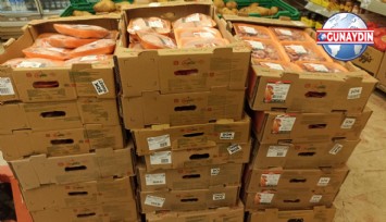 ÖZEL: Yine ŞOK Market! 42 Derece Sıcakta Tavukları Sebze Reyonuna İstifledi