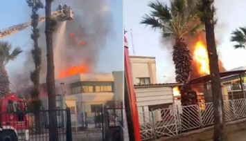 İzmir'deki Parfüm Fabrikasında Yangın Faciası!