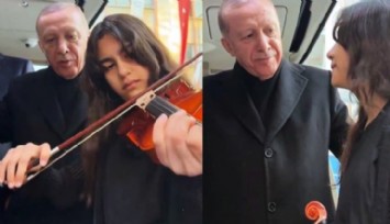 Erdoğan Keman Eşliğinde Çanakkale Türküsü Söyledi!