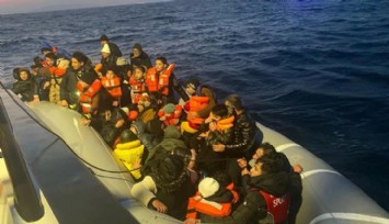 İzmir Açıklarında 159 Düzensiz Göçmen Kurtarıldı!