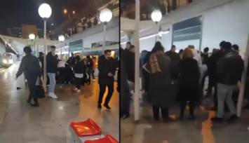 İzmir Metrosunda İki Grup Dehşet Saçtı!