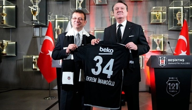 Ekrem İmamoğlu'ndan Beşiktaş'a Ziyaret!
