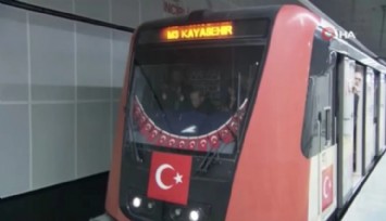 Erdoğan Yeni Metro Hattının Test Sürüşünü Yaptı!