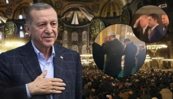 Erdoğan ve Kurum Ayasofya Camii'nde Namaz Kıldı!