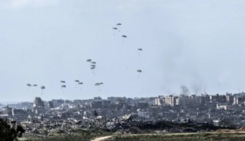 Gazze'ye İndirilen Yardım Kutuları Sivillerin Üzerine Düştü!