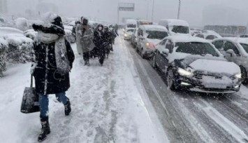 Kar İstanbul'un Kapısına Dayandı!