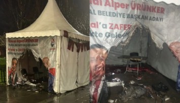 Özdağ Duyurdu: Zafer Partisi Çadırını Yaktılar!
