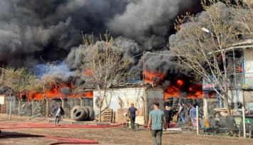 Ankara'da Hurdacılar Sitesi'nde Yangın Çıktı!